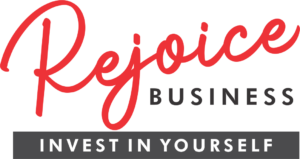 Rejoice Business Logo with slogan1